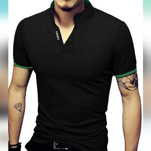 Men's Laiso "Collarless" Polo, size XXL